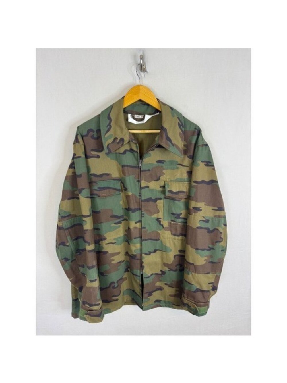 Sportive Mfg Inc Ottawa Camo Combat Summer Jacket Large Tall May 1998 Woodland